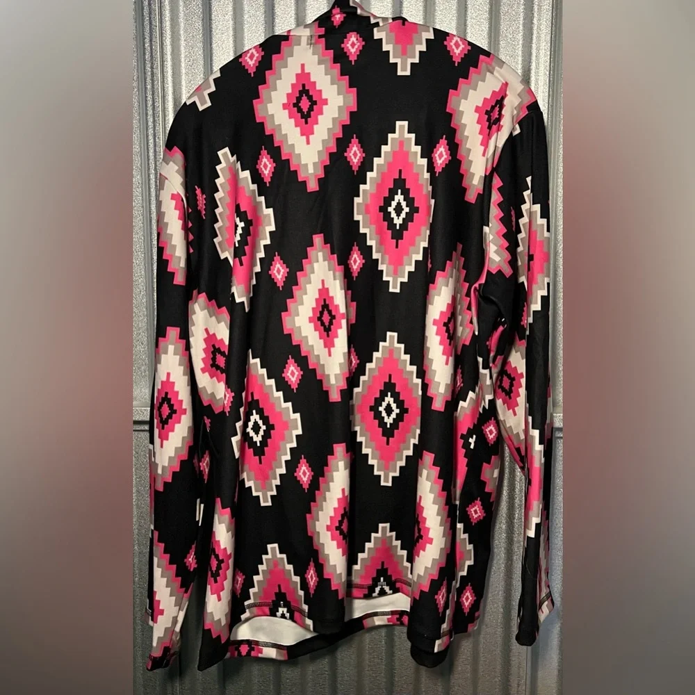 Sterling Kreek 1/4 Zip Lighweight pullover Southwest Style NWT 3x - Picture 2 of 4